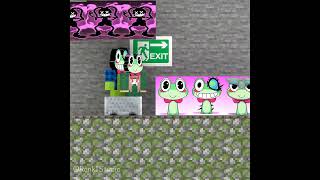 The continuous singing challenge with evil Sprunki Ribbit and Sprunki Ribbit!