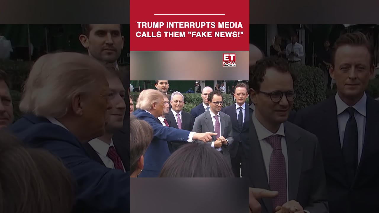 ⁣Trump Interrupts Media, Calls CNN “Fake News… The Worst!” #shorts #trending #trump #viral #ai