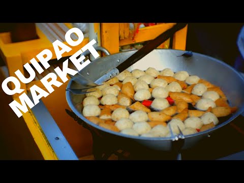 Manila Philippines Street Food Tour | Kwek Kwek & Turon at the Quipao Market