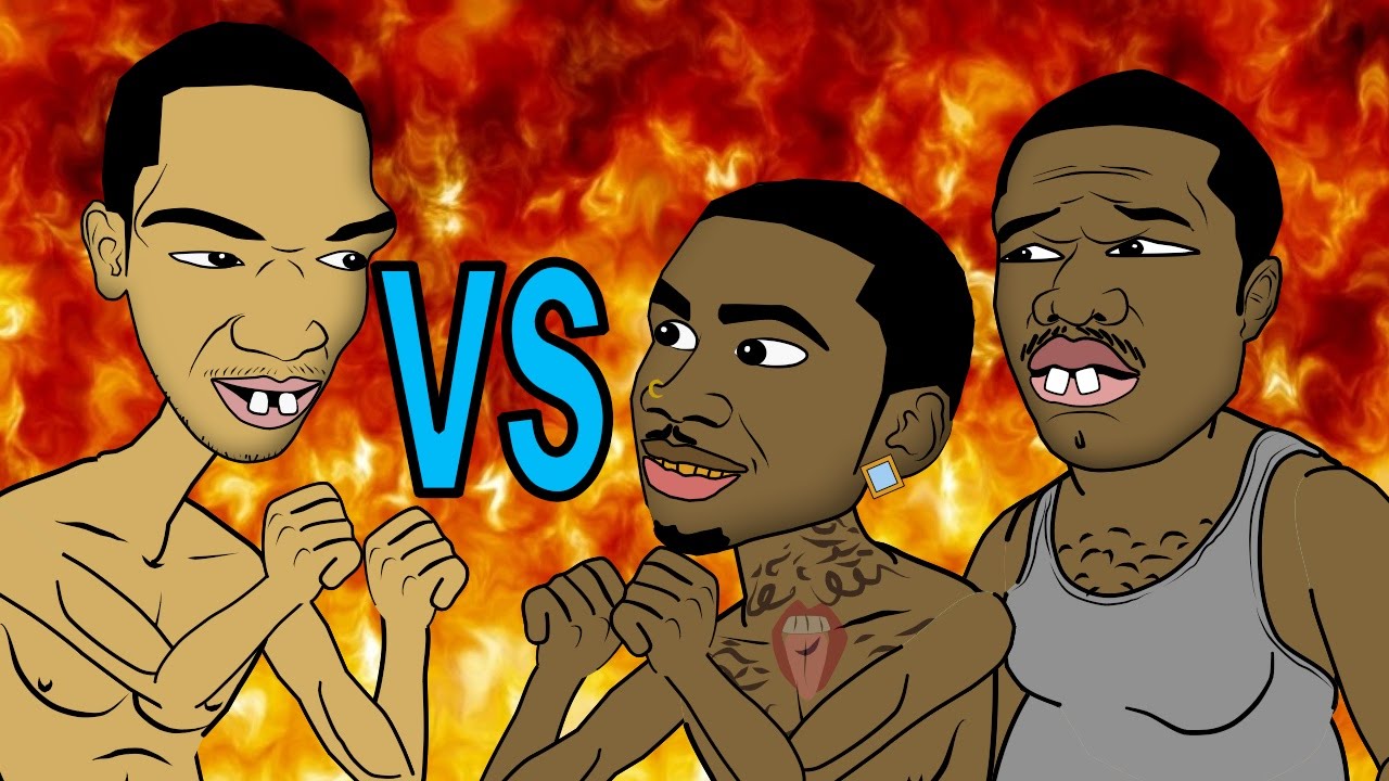 Vs b c. Ice JJ Fish fixed. Lil b God's father. Sh vs b. Animated Spoof Music Video.