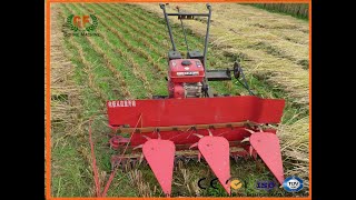 mini rice harvester paddy rice cutter rice wheat brush cutter rice cutter machine