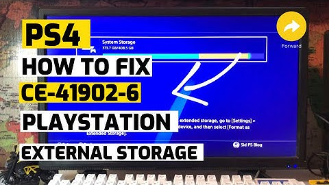 How to fix Ps4 Ce-41902-6 External Storage Fixed