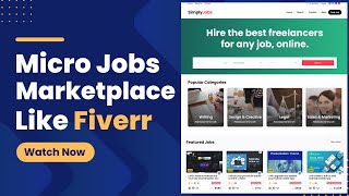 How to Make Freelancer &amp; Micro Job Marketplace Website Like Fiverr &amp; Freelancer - WordPress 2022