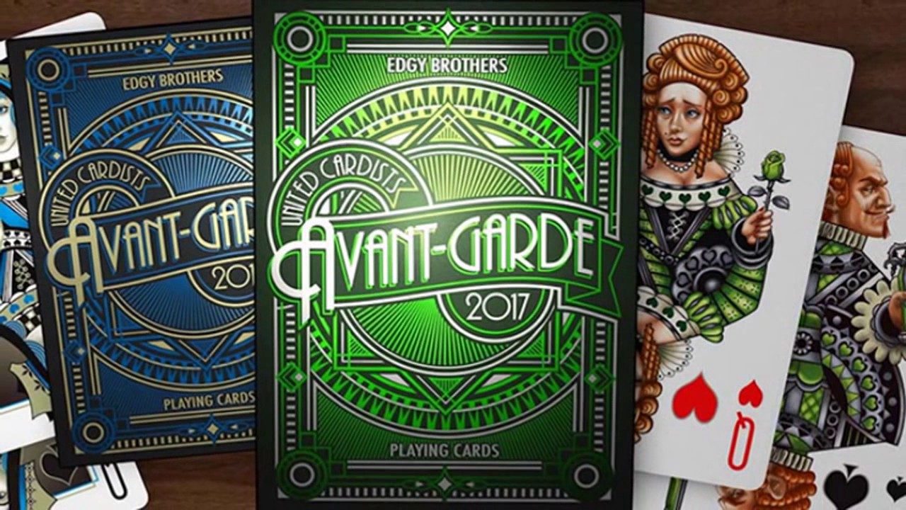 Avant-Garde United Cardists 2017 Playing Cards by Edgy Brothers