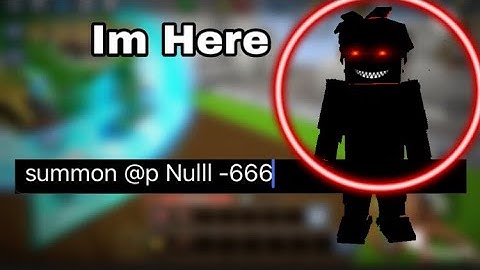 How to summon Null!😱 In Bedwars [NoClickbait]  || (BlockmanGo)