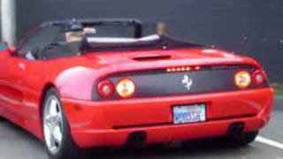 Brianzuk records a rosso corsa red ferrari f355 spider f1 start it's
v8 then drive off. brianzuk's facebook here!
http://www.facebook.com/pages/brianzuk/1501...