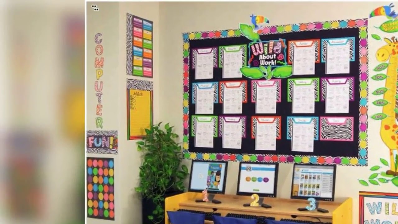 Middle School Science Classroom Decorating Ideas School Wall Youtube