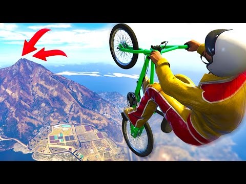 GTA 5 Online - BMX İLE HAVADA UÇMAK !