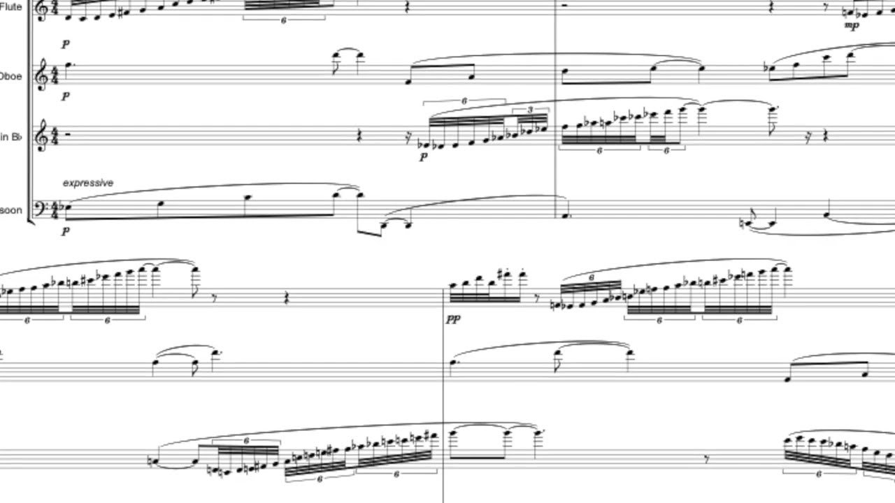 Pastoral Wind Quartet Mvmt 1