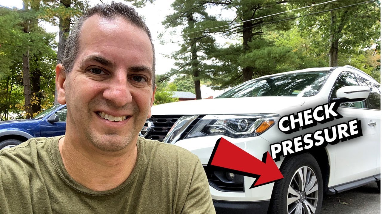 How To Find Nissan Pathfinder Recommended Tire Pressure Youtube