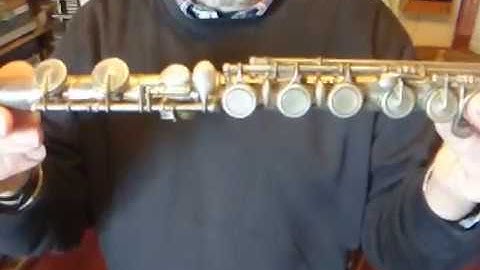 Setting up your footjoint alignment on Böhm flute - tutorial/how-to video