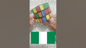 How to make Nigeria Flag With Rubiks Cube