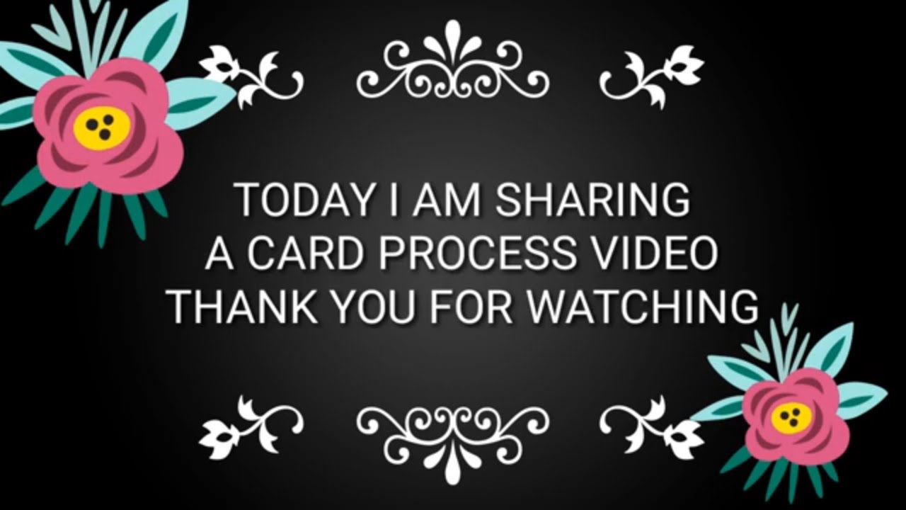 CARD MAKING PROCESS VIDEO  - (VR- The Scottish Crafter & Little Sue Crafty Beginner