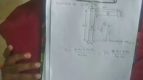 Centroid of L-Section (Engineering mechanics)