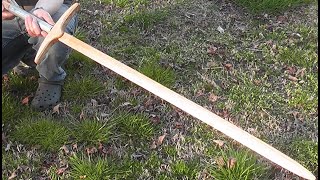 Making a wooden sword