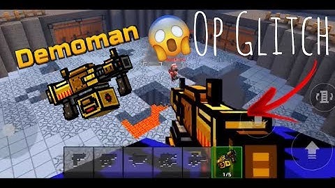 Op Block Crash glitch (Pixel Gun 3d)