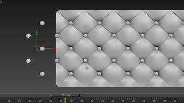 chesterfield new method | 3ds MAX, 3d Modeling,