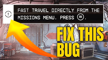 Starfield: "Fast Travel Directly From The Missions Menu" Bug & How to Fix It