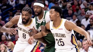 Milwaukee Bucks vs New Orleans Pelicans - Full Game Highlights | March 28, 2023-24 NBA Season