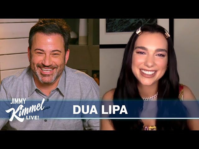 Dua Lipa Shuts Down Pregnancy Rumors on 'Jimmy Kimmel Live!