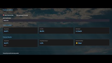 Weather prediction project