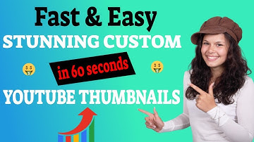 🌟 How To Make A Youtube Thumbnail Fast? - How To Make Custom Thumbnails On Youtube - Fast & Easy 🌟