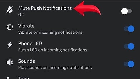 How to turn off mute push notification in Facebook, Facebook me mute push notification  off kaise ka