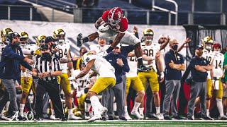 Najee Harris RIDICULOUS Hurdle vs. Notre Dame | 2020 CFB Playoff Highlights