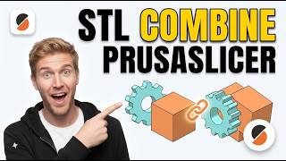 How To COMBINE Two STL Files In PrusaSlicer (QUICK & EASY) 2026