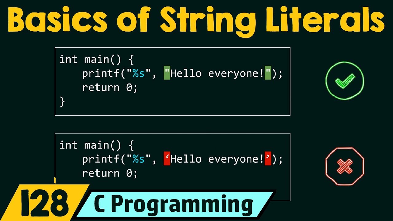 c string literal assignment