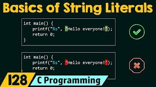 Basics of String Literals