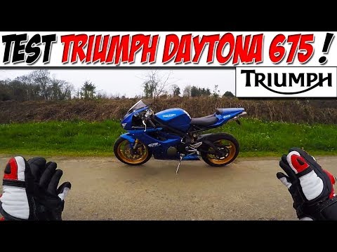 #Moto Vlog : TEST TRIUMPH DAYTONA / CE SON ! 😍 #Moto Vlog : TEST TRIUMPH DAYTONA / CE SON ! 😍