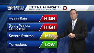 Severe storms race through, then winter returns