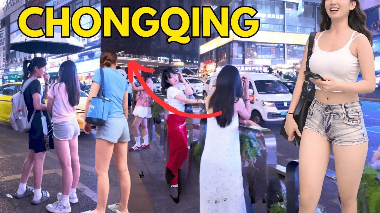 中國重慶街景街拍合集1 Chongqing Street Photography Collection 1, China Street Walking Tour