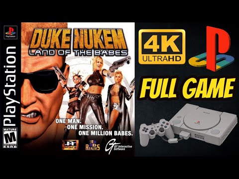 Duke Nukem: Land of the Babes | PS1 | 4K60ᶠᵖˢ UHD🔴| Longplay Walkthrough Playthrough Full Movie Game