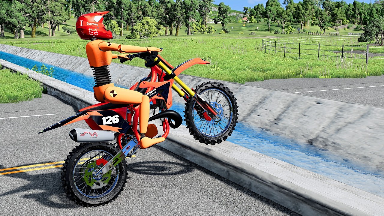 Cars vs Street Gutter Challenge | BeamNG.drive