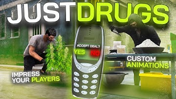 JustScripts | Just Drugs | The 4 types of drugs | Most UNIQUE system among FiveM scripts