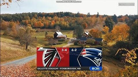 NFL on CBS intro | ATL@NE | Week 9 | 11/2/2025