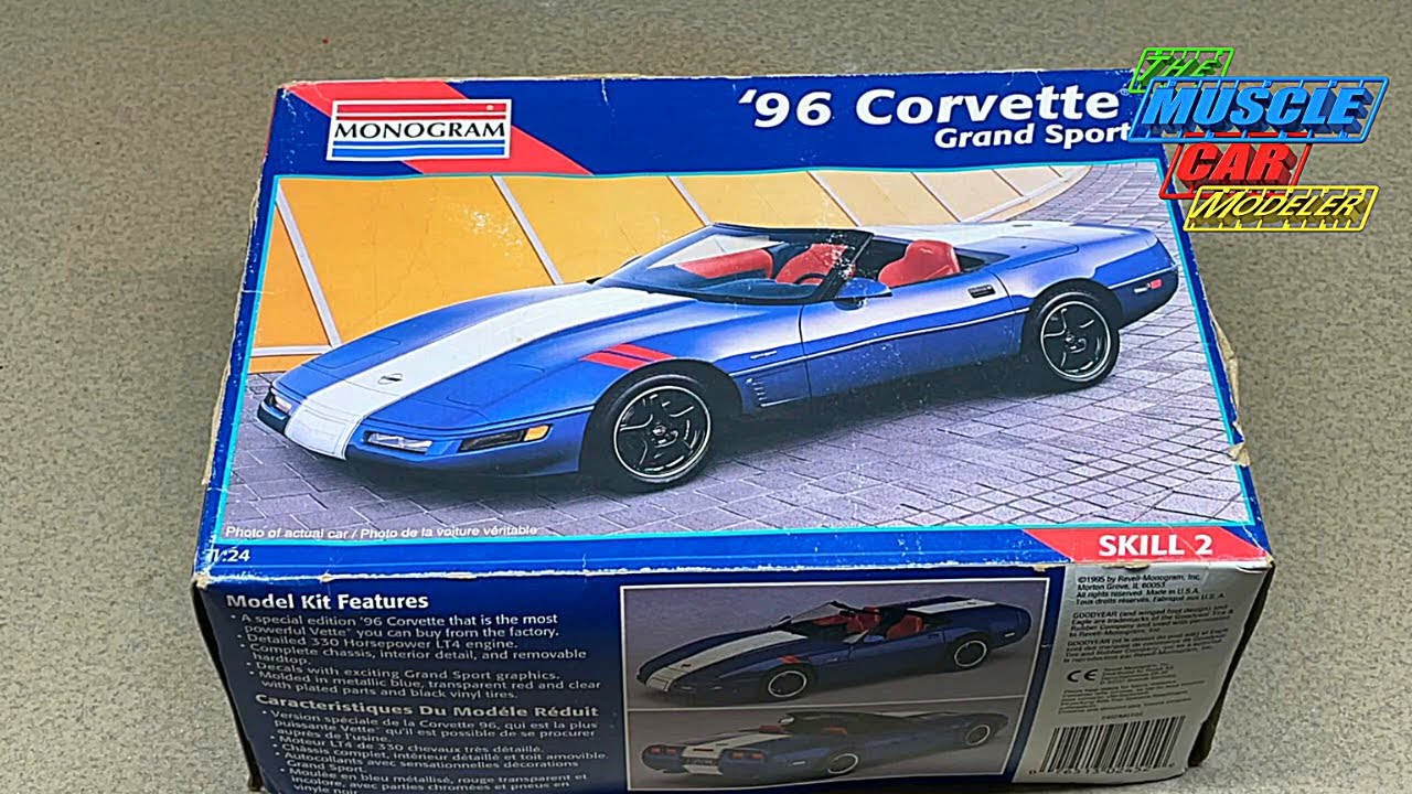 Monogram 1996 Chevrolet Corvette Grand Sport Start - YouTube