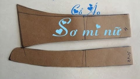 #01 #thomaymetep Cách cắt cổ áo sơ mi nữ, cổ đức Thợ may mẹ tép