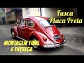 Montagem e Entrega do VW Fusca 1968 Vermelho Granada