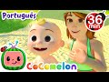 CoComelon em Português | Canção da praia | Compilação de Desenhos Animados