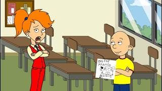Caillou draws the Big Fat Meanie/grounded