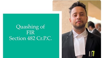 Quashing of FIR Section 482 Crpc