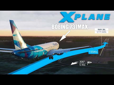 X-Plane 11 - Boeing 737 MAX for the Event in St. Petersburg