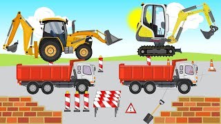 Excavators and Loaders  - Street Vehicles and many other Machines - Compilation