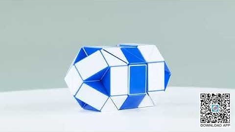 Rubik’s Twist 48 or Snake Puzzle 48 Tutorial: 48 egg-3D magic ruler！