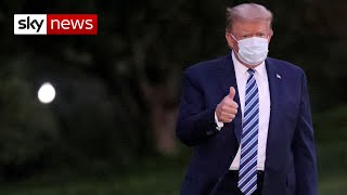 Donald Trump has 'no coronavirus symptoms', his doctor says