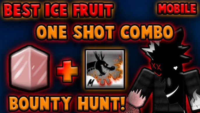 Best Fruit Ice + No Melee One shot combo』Simple combo l Roblox
