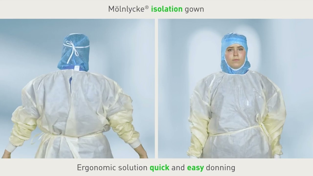 How to don and doff the BARRIER isolation gown